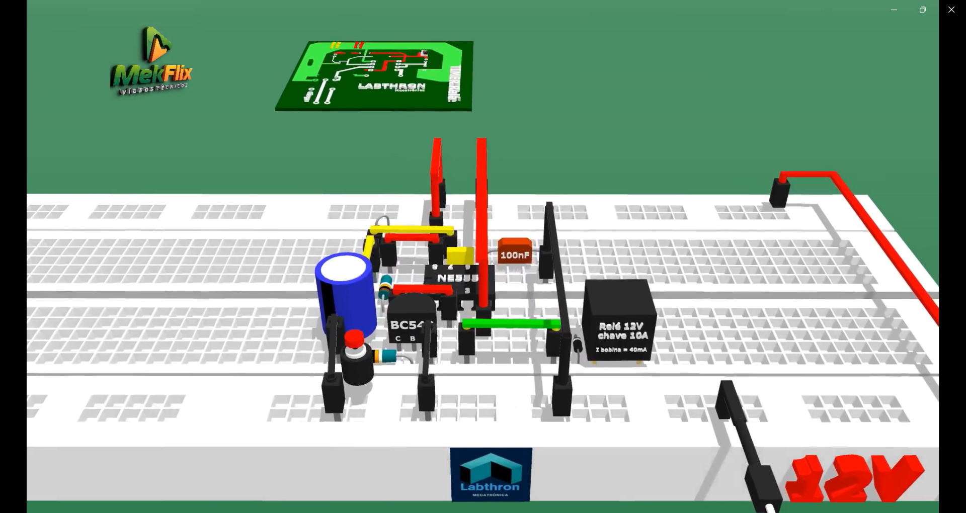 TIMER RELÉ. No Protoboard - MekFlix